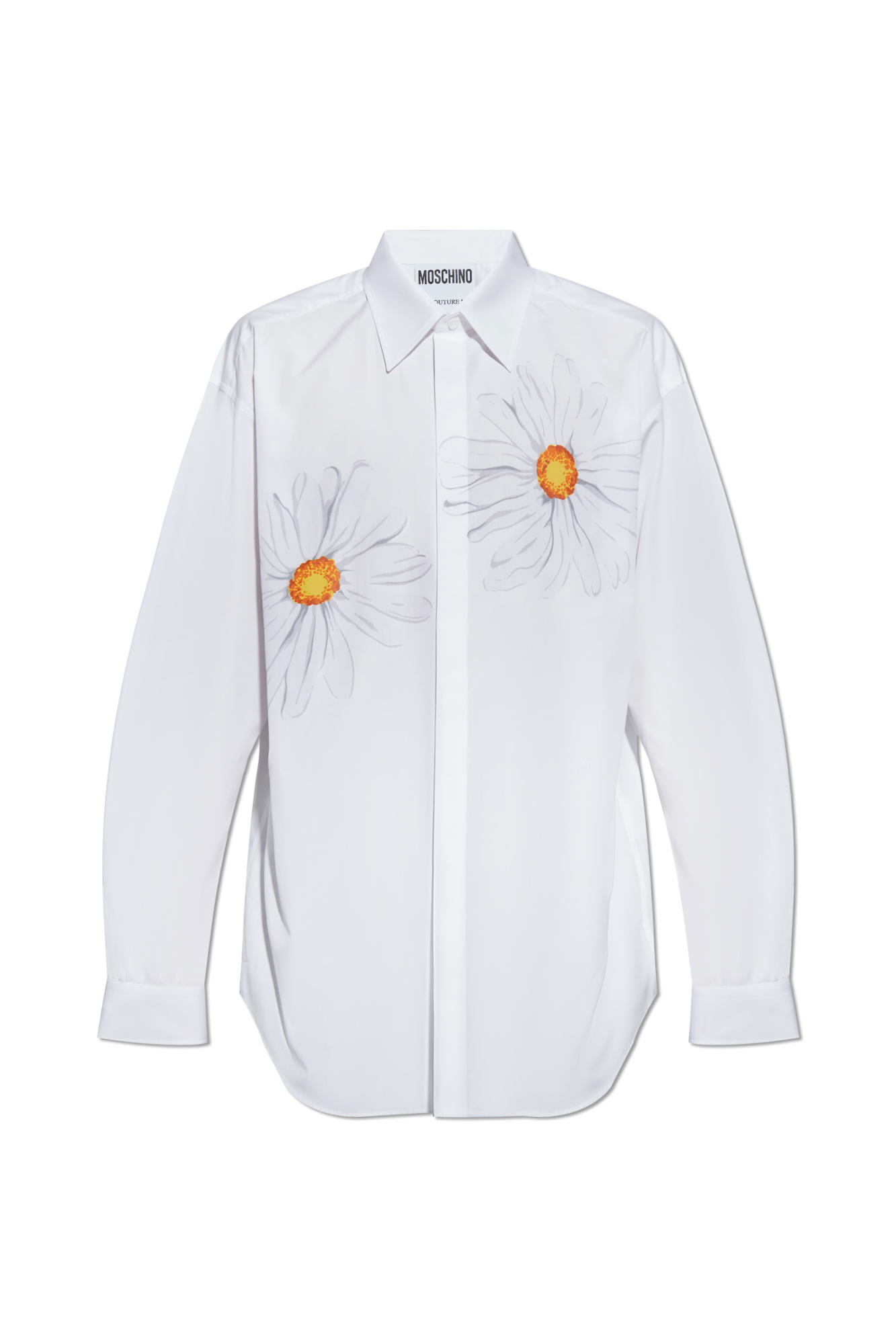 Tシャツ・カットソー Moschino SS25 'Margherite' shirt (A02200235 1001) Moschino Shirt with floral motif | Men's Clothing | Vitkac